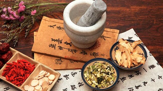 Tibetan ingredients for the preparation of a folk remedy for wrinkles